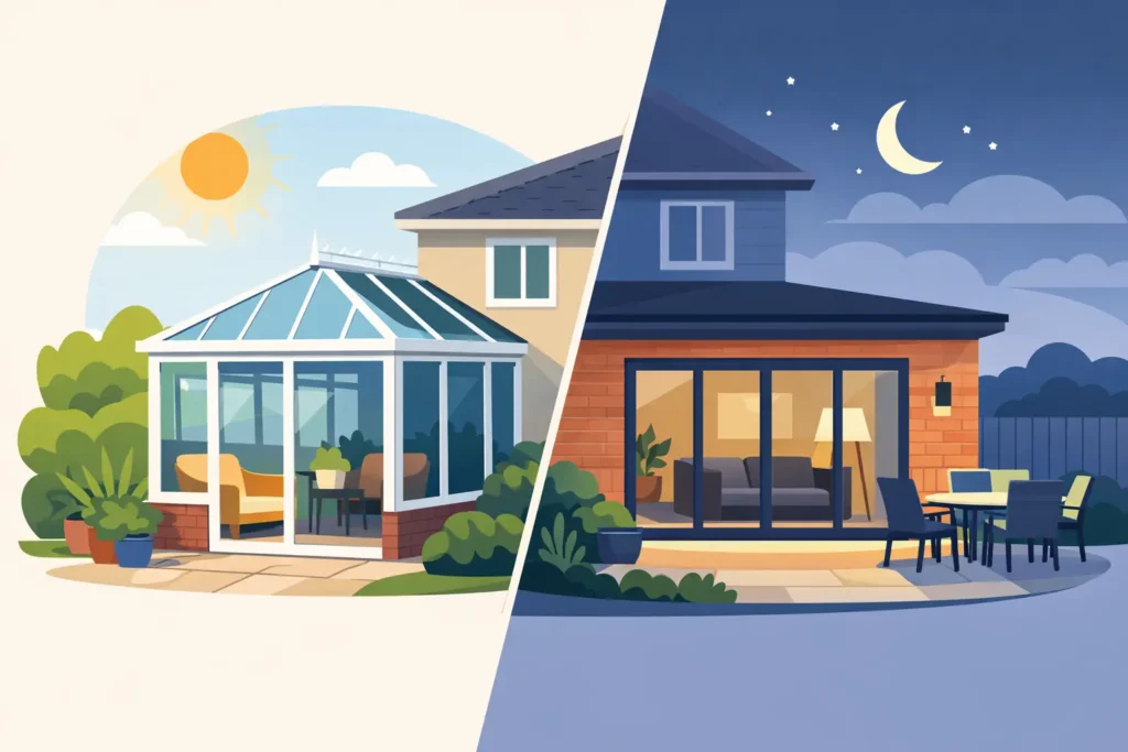 Conservatory Versus Extension for Your Home