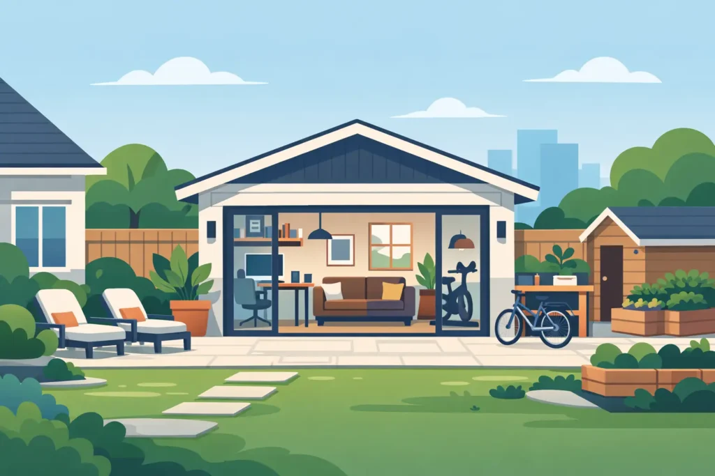 Detached Garage Conversion Ideas That Add Space