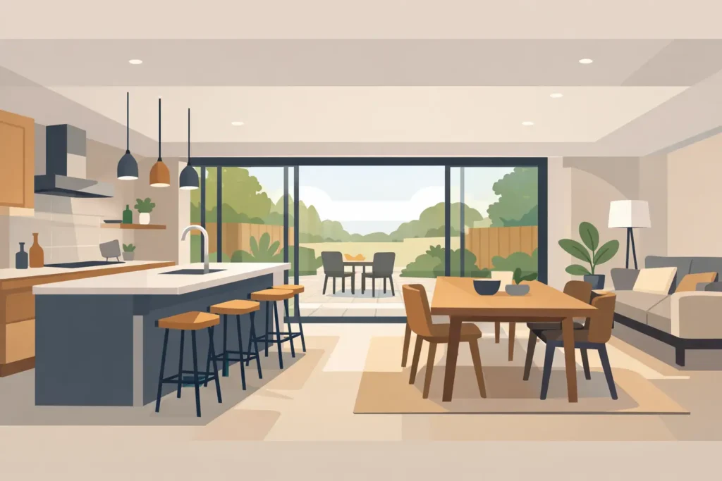 Open Plan Kitchen Diner Extension Ideas
